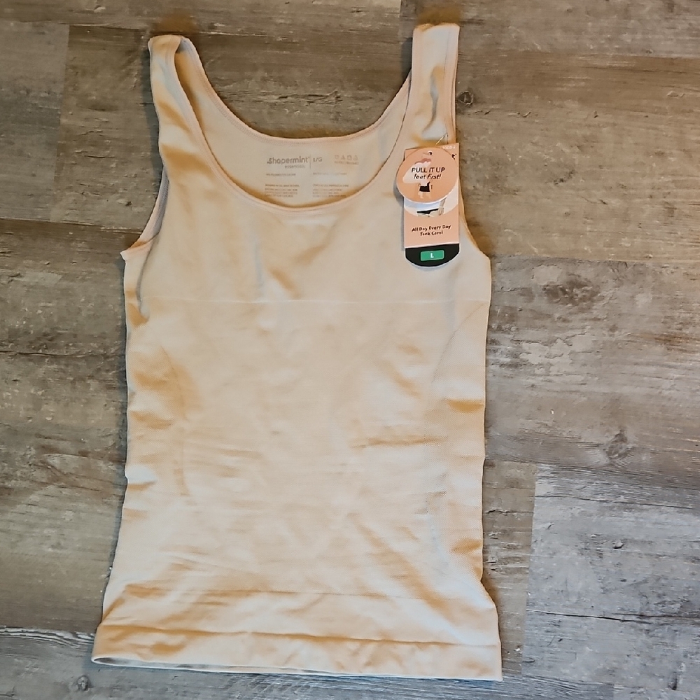 Shapermint Essentials Light Beige Tank Cami